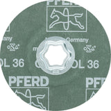 PFERD TOOLS COMBICLICK Fiberscheibe CO-COOL Ø115 mm K36 INOX/Alu Keramikkorn – 25 Stück