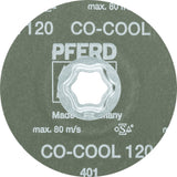 PFERD TOOLS COMBICLICK Fiberscheibe CO-COOL Ø115 mm K36 INOX/Alu Keramikkorn – 25 Stück
