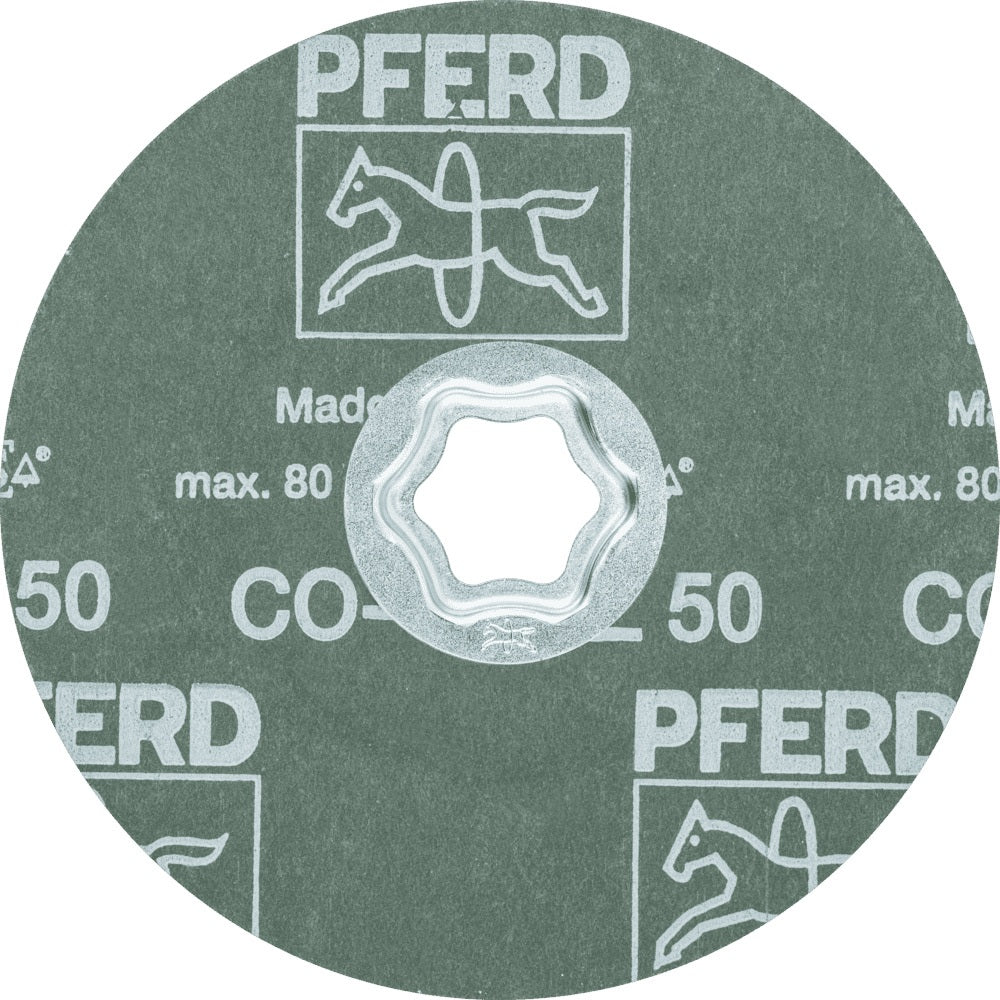 PFERD TOOLS COMBICLICK Fiberscheibe CO-COOL Ø115 mm K36 INOX/Alu Keramikkorn – 25 Stück