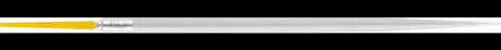 PFERD CORINOX Präzisionsfeile 200 mm, rund, 8 mm, SH2 – für Edelstahl und GFK/CFK