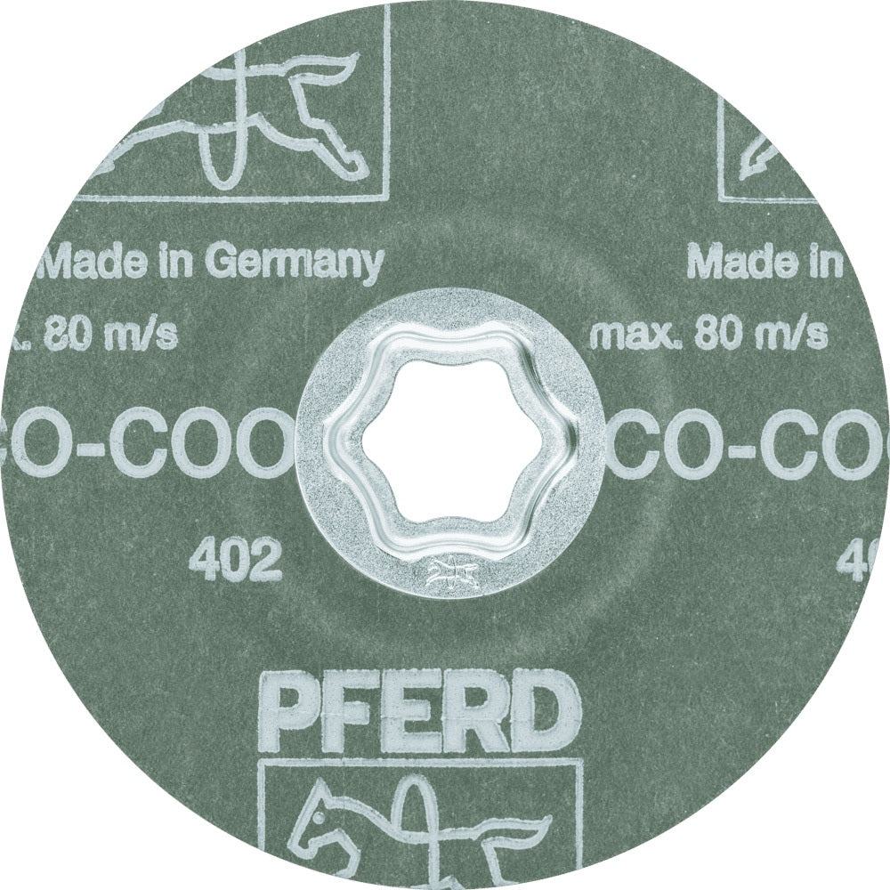 PFERD TOOLS COMBICLICK Fiberscheibe CO-COOL Ø115 mm K36 INOX/Alu Keramikkorn – 25 Stück