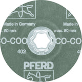 PFERD TOOLS COMBICLICK Fiberscheibe CO-COOL Ø115 mm K36 INOX/Alu Keramikkorn – 25 Stück
