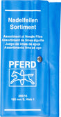 PFERD Nadelfeilensatz 12-teilig Länge 160 mm Hieb SH1 DH2 in Kunststofftasche