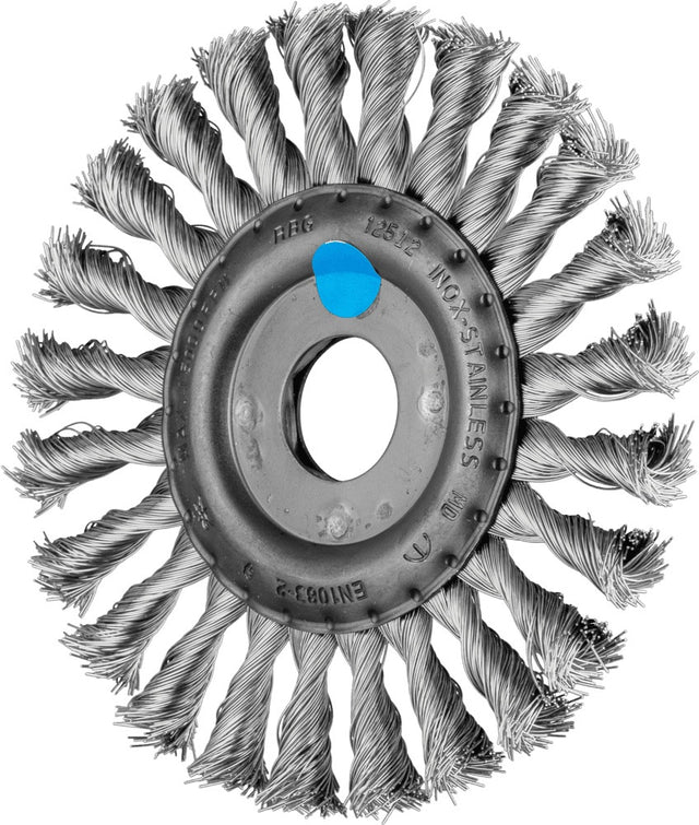 PFERD TOOLS Rundbürste POS RBG 12512 D.125mm Edelstahldraht INOX 0,35mm 12mm