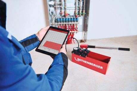 ROTHENBERGER Prüfpumpe RP 50 digital 0-30 bar R 1/2″ mit DURAMANT Beschichtung