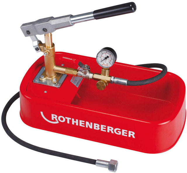 ROTHENBERGER Prüfpumpe RP 30 – 0-30 bar, R 1/2 Zoll, 16 ml Saugvolumen