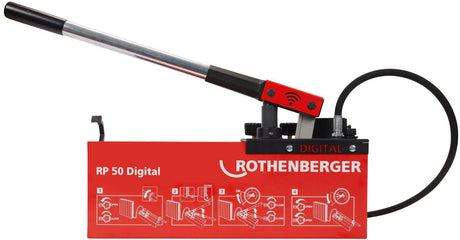 ROTHENBERGER Prüfpumpe RP 50 digital 0-30 bar R 1/2″ mit DURAMANT Beschichtung