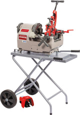 ROTHENBERGER ROPOWER® 50 R Gewindeschneidmaschine BSPT 1150 W – Automatik-Schneidkopf & fahrbarer Arbeitswagen