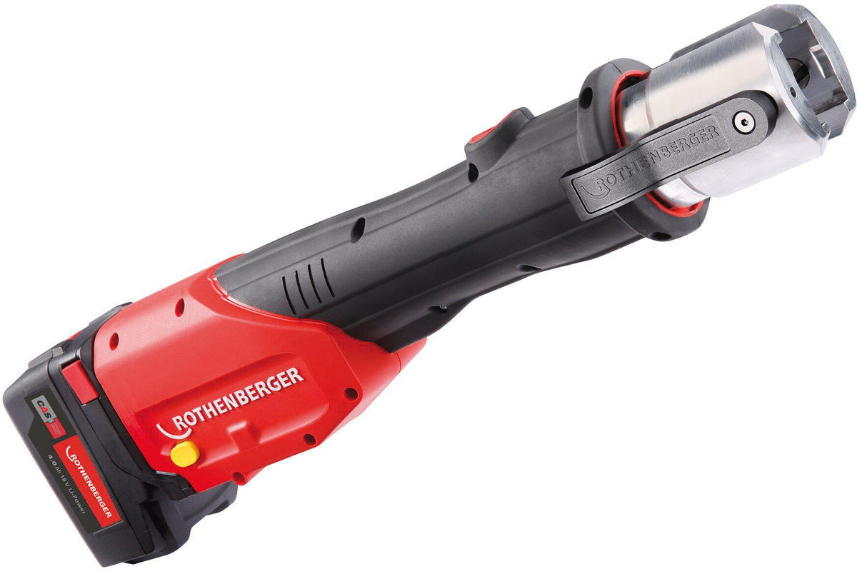 ROTHENBERGER ROMAX 4000 Akku-Pressmaschine Basic Set 18V 4Ah mit TH 16/20/26 mm Pressbacken