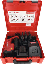 Pressbacken SET SV, 1X2Ah, EU, 15-22-28 mm / 9,620kg / AMP