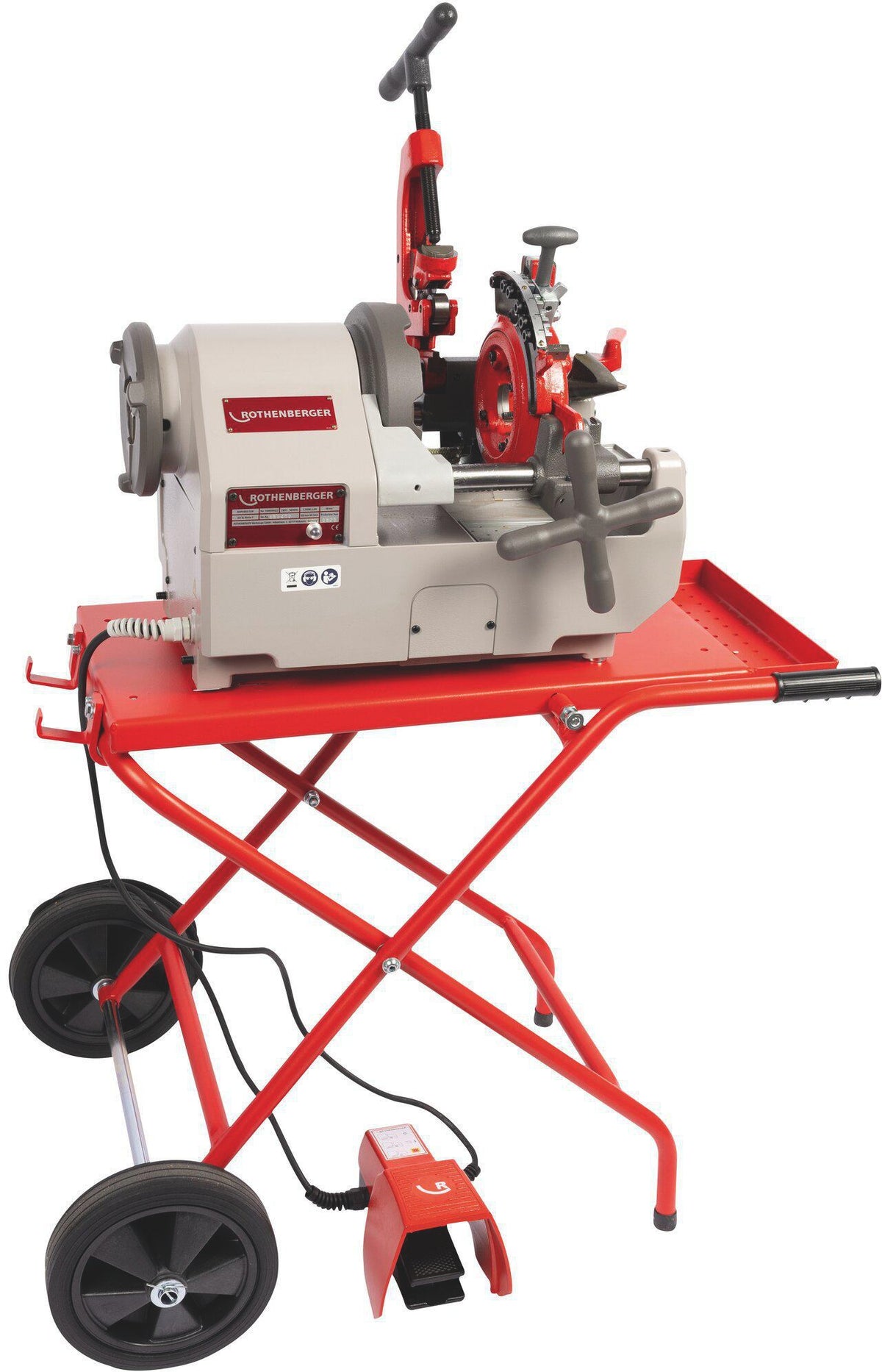 ROTHENBERGER ROPOWER 50 R Gewindeschneidmaschine 1/4-2″ 1150 W – Automatik-Schneidkopf