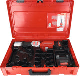 ROTHENBERGER Akkupressmaschine ROMAX 4000 Basic Set AMPShare 18 V 4 Ah – elektrohydraulisch, 32–34 kN, Ø 12–110 mm