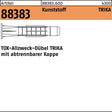 TOX Allzweck-Dübel TRIKA 5x32 mm mit abtrennbarer Kappe – 100 Stück Nylonsteckdübel