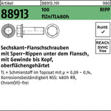 F. REYHER Sechskantflanschschraube R 88913 M5x10 Sperr-Ripp VG 500 Stück
