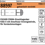 10 mm / Stahl / galvanisch verzinkt
