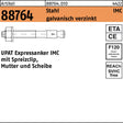 UPAT Expressanker R 88764 IMC M10 x 71 mm Stahl galvanisch verzinkt