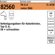 HELLERMANNTYTON Befestigungsösen R 82560 für Kabelbinder Typ CL 8/SB, PA 6.6 natur