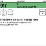 Sechskanthutmutter DIN 917 niedrige Form M36 von F. REYHER – 1 Stück, Stahl 6