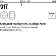 Sechskanthutmutter DIN 917 niedrige Form M36 von F. REYHER – 1 Stück, Stahl 6