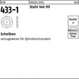 F. REYHER DIN 433-1 Scheiben 13x20x2 mm Stahl 140 HV – 100 Stück