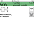 F. REYHER Fächerscheibe DIN 6798 Form V versenkt V 5,3 mm Federstahl verzinkt 250 Stk.