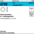 F. REYHER Fächerscheibe DIN 6798 Form A A4 außengezahnt A17 – 50 Stück