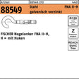 FISCHER Nagelanker FNA II 6x25 H mit Haken, Stahl galvanisch verzinkt