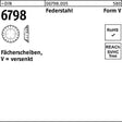 Fächerscheiben DIN 6798 Form V versenkt V 6,4 mm von REYHER – 250 Stück Federstahl