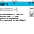F. REYHER Schraube R 88117 diebstahlhemmend Seko ISR Zapfen M3x6-T10 A2 100 Stück