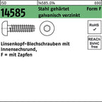 galvanisch verzinkt / 4,5 mm / 2,9 mm