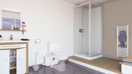 SFA SANIPRO XR UP Fäkalienhebeanlage – Für WC, Waschbecken, Dusche & Bidet