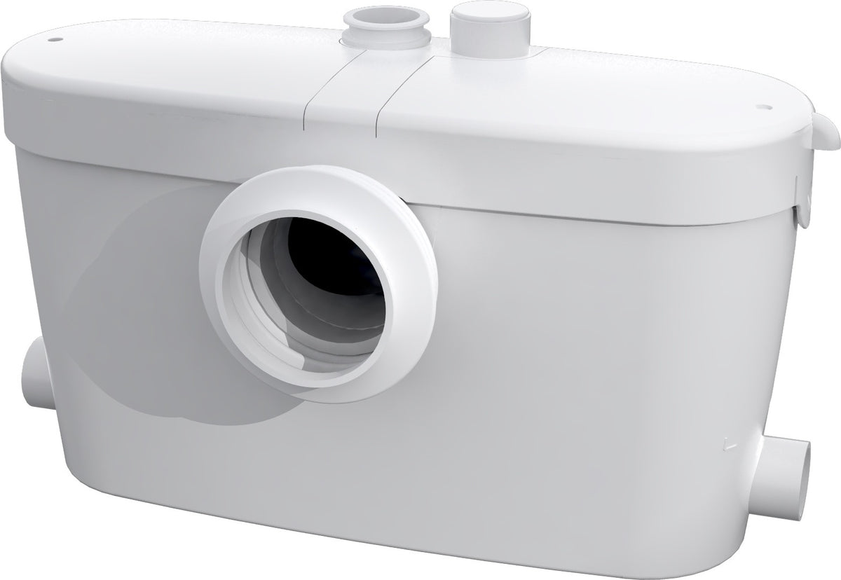 SFA SANIACCESS 3 Fäkalienhebeanlage für WC, Waschbecken, Bidet & Dusche – leiser Betrieb, 4 Einlässe