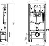 SFA SANIWALL Pro UP Hebeanlage mit Glasverkleidung – WC-Fördersystem zur Bodenfixierung