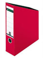 Leitz Stehsammler 24230025 DIN A4 76mm Hartpappe RC rot – Stabiler Aktenhalter für Schreibtisch & Regal