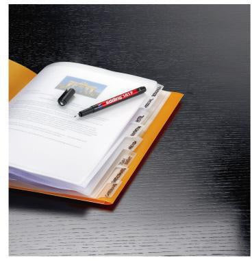 edding Folienschreiber Permanent Pen 141 F 0,6 mm – 4er-Set farbig sortiert