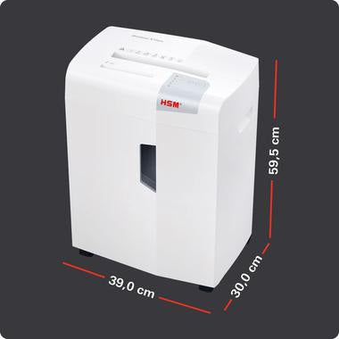 HSM Aktenvernichter shredstar X12pro – Partikelschnitt P-5, 12 Blatt, 26 l, für kleines Büro