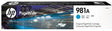 HP Tintenpatrone J3M68A 981A Original cyan 6.000 Seiten für PageWide Enterprise