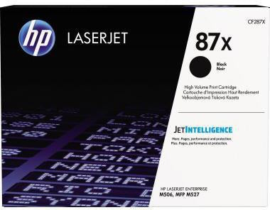 HP Toner CF287X 87X Original Schwarz ca. 18.000 Seiten JetIntelligence