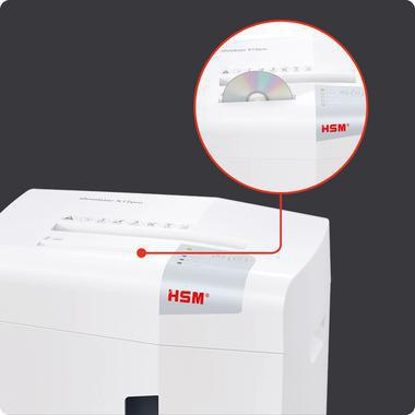 HSM Aktenvernichter shredstar X12pro – Partikelschnitt P-5, 12 Blatt, 26 l, für kleines Büro