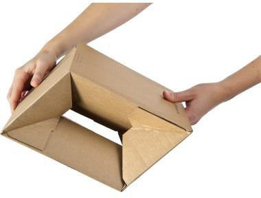 ColomPac Eurobox CP154.201010 Versandkarton 195x95x90mm braun – Selbstklebeverschluss