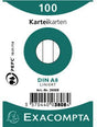 Exacompta Karteikarte 3808B DIN A8 liniert weiß 100 St./Pack.