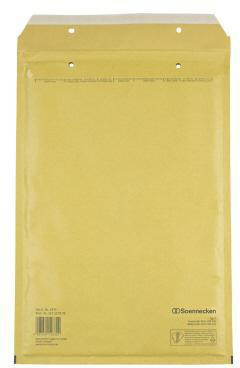 Soennecken Luftpolstertasche F/3 210x335 mm mit Haftklebung, Kraftpapier natronbraun