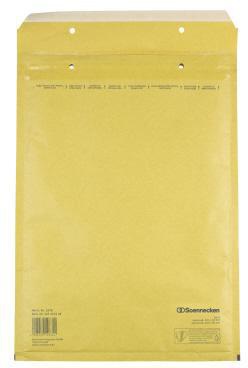 Soennecken Luftpolstertasche G/4 230x335 mm mit Haftklebung, Kraftpapier natronbraun, 100 St./Pack.