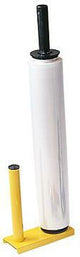 Handabroller für Stretchfolie von Soennecken – Metall, gelb/schwarz, für Folien bis 500 mm