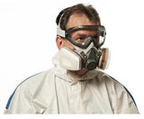 3M Halbmaske 6002C A2P2 Mehrweg inkl. Wechselfilter – Leichter Maskenkörper mit Doppelfiltersystem
