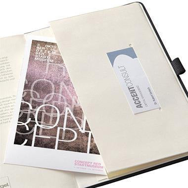 SIGEL Notizbuch Conceptum CO112 DIN A4 liniert 97 Blatt schwarz Hardcover