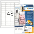 HERMA Folienetikett SPECIAL 45,7 x 21,2 mm transparent, 1.200 Etiketten, No-Label-Effekt
