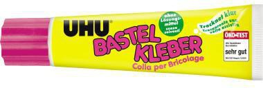 UHU Bastelkleber 47735 90g – Lösungsmittelfreier Klebstoff in praktischer Standtube