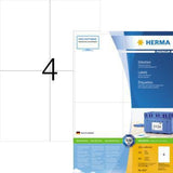 HERMA Universaletikett PREMIUM 105 x 148 mm, 800 Etiketten, weiß, FSC, Made in Germany