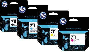 HP 711 Tintenpatrone CZ132A gelb 29 ml Originalzubehör für präzise Druckergebnisse